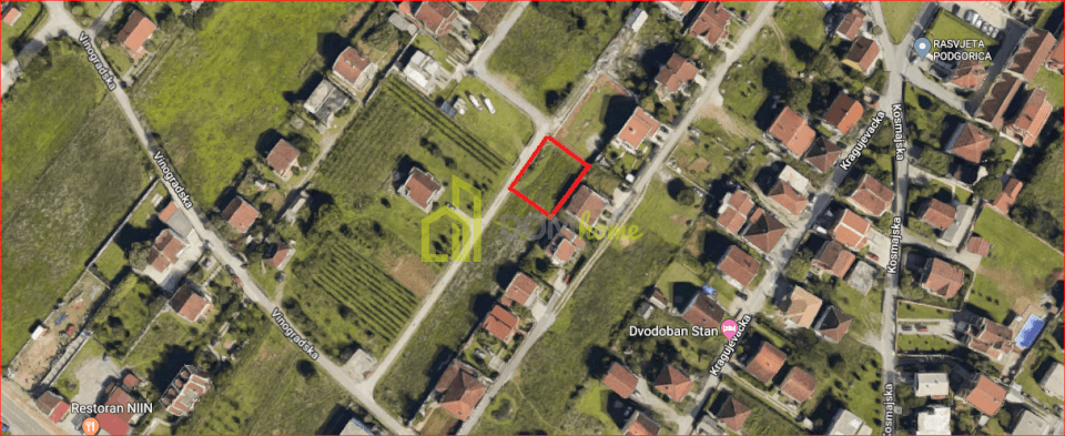 Plac 670m2, Gornja Gorica